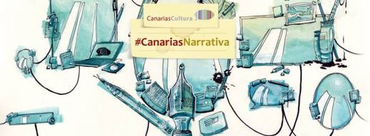 Cartel presentacion Canarias Narrativa